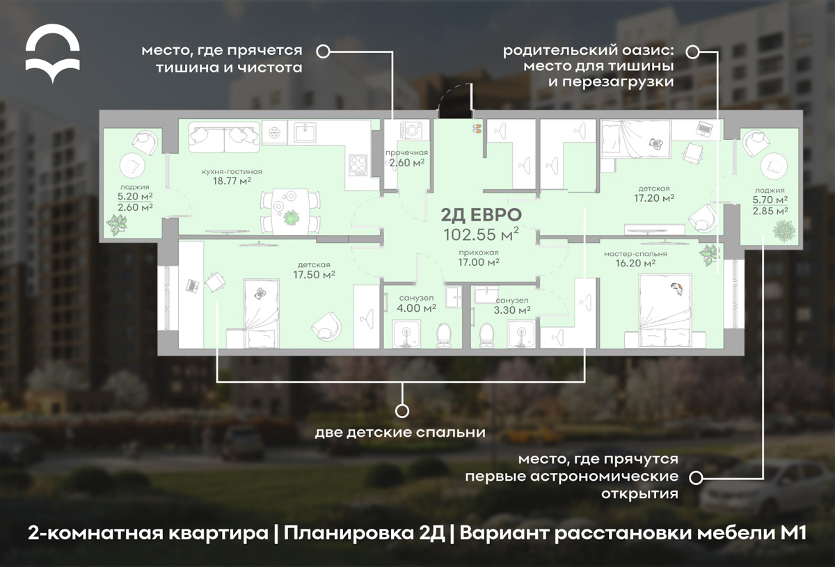 Семейный спрос меняет квартиры на рынке недвижимости, что заставляет современных девелоперов конкурировать не только в количестве квадратных метров в своих проектах, но и в функциональности. А благодаря этому у каждой ячейки общества появляется возможность выбирать не пространство для жизни, а пользу, которая в нем теперь умещается. Специалисты девелопера «Строим Групп» рассказали, как именно изменилось жилье.
